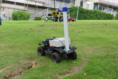 Robot at BeachLab:relocated 2021 in Aberystwyth