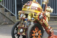 Dizzy the Droid at BeachLab:relocated 2021 in Aberystwyth