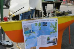 Aber Sail Bot at BeachLab:relocated 2021 in Aberystwyth