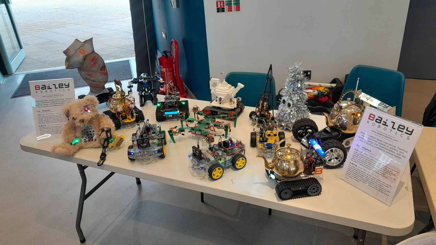 Bailey Robotics at Beachlab 2023 in Aberystwyth